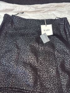 Animal Print Mini Skirt