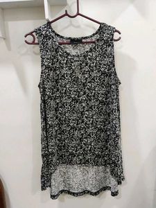 Black Floral Top