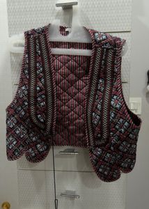 Quilted Ethnic Vest