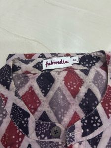 Stylish Printed Cotton Kurta