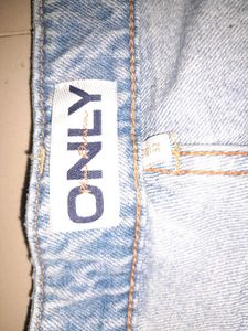 ONLY Floral Print Wide Leg Jeans for Women