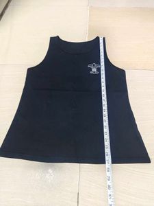 Chrome Hearts  Men's Black Tank Top with Logo