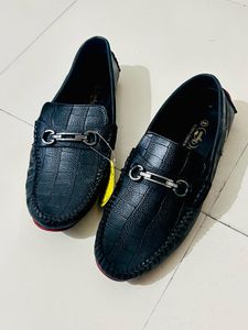 ALBERTO TORRES  Size UK 9 Man Black Casual Loafar