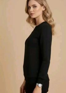 COMBO Lavender&amp; Black Crew Neck Sweatshirt