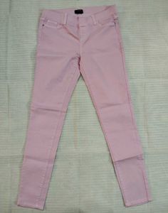 Pastel Pink Cropped Jeans