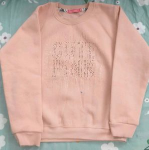 Cute Pink Sweater Size-36