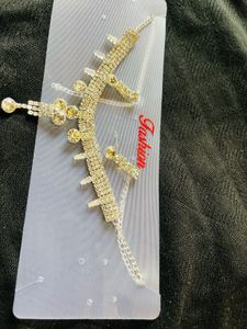 Branded Designer Set With Earrings New Widt Tag