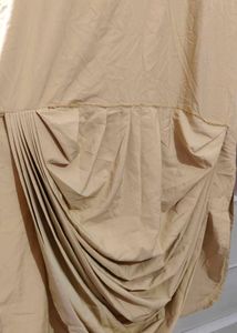 Tan Designer Kurta With Chudidar Pajama