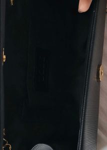 Code by Lifestyle Black Textured Clutch