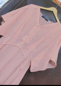 Light Pink Long Dress For 36 Bust