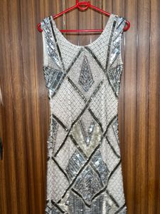 Y2K Rhinestone Pattern Mini Dress