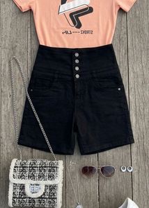 Stylish High-Waisted Denim Shorts