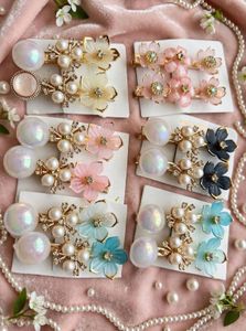 Buy Three Get 3 FREE 🌸✨Pearl & Pastel Flower Hair