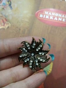 Vintage Floral Statement Ring