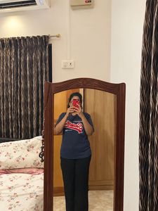 Navy Blue Social Crew T-Shirt