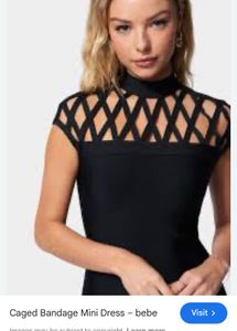 Sleek Black Bodysuit with Lattice Detail