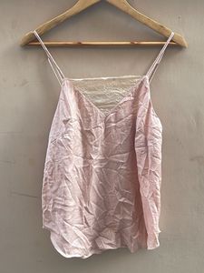 Light Pink Lace Trim Cami