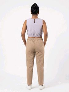 Casual Crop Top and Pants Set