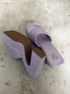 Chic Lavender Slide Sandals