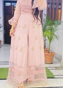 Beautiful Dress With Plazo
