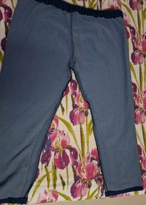 Women's Navy Blue Low Rise Denim Pant