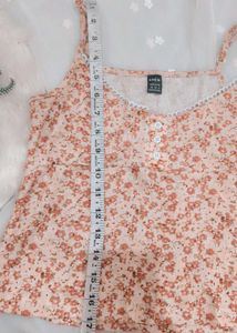 Cute Cherry Print Crop Top