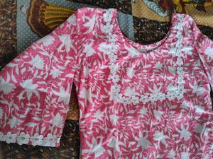 Pink Short Kurti