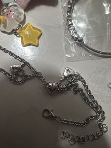 Cute Charm half heart silver🩷