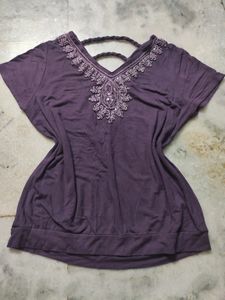 Purple Vintage Top.
