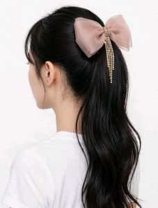 Sparkling Bow Hair Clip