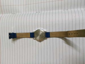 Sonata Blue Leather Strap Watch