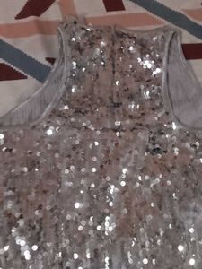Sparkling Sequin Halter Top