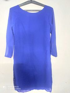 Vibrant Royal Blue Kurti