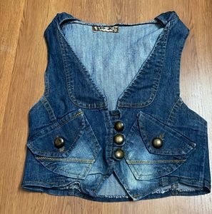Women's Denim Vest