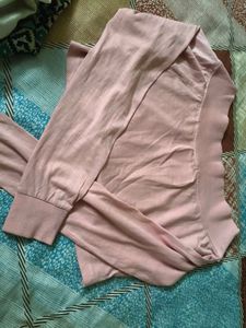 Reebok crop overtop Pink Athletic Top