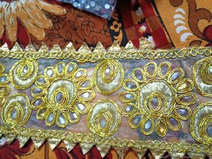Embroidered Dupatta Border Lace