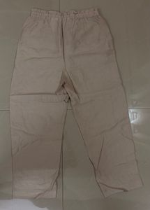 H&amp;M Cream paper bag pants