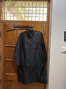 Classic Black Men's Kurta pyjama set