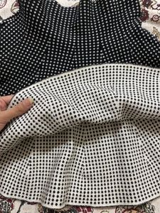 Chic Patterned Flared Skirt