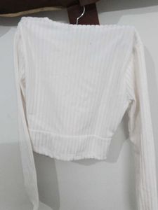White Crop Top