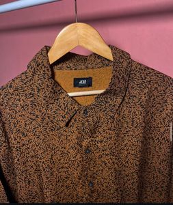 Men's H&M Printed Shirt chest 50 length 31