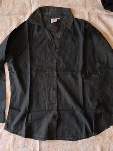 Classic Black Button-Up Shirt