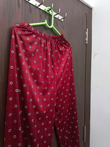 Red Floral Lounge Pants