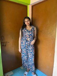 Floral Print Sleeveless co ord set