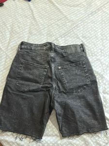 Black Denim Shorts