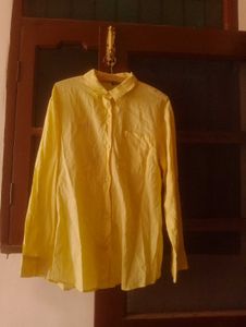 Sunny Yellow Button-Down Shirt