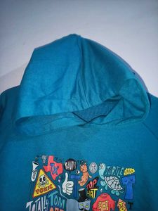 Oversized Blue Hoodie Women