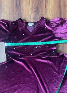 AND brand 9-10yrs velvet frock