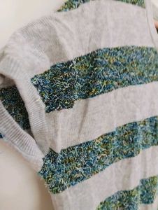 Striped Short Sleeve Top