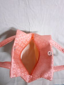 Women's Neon Baby Pink Small Handmade Girls Bag 👜